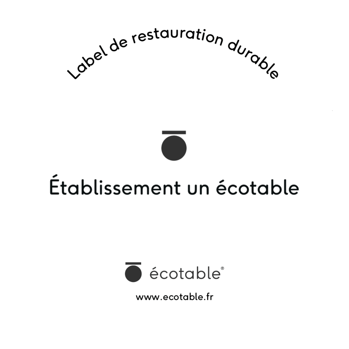 Ecotable label